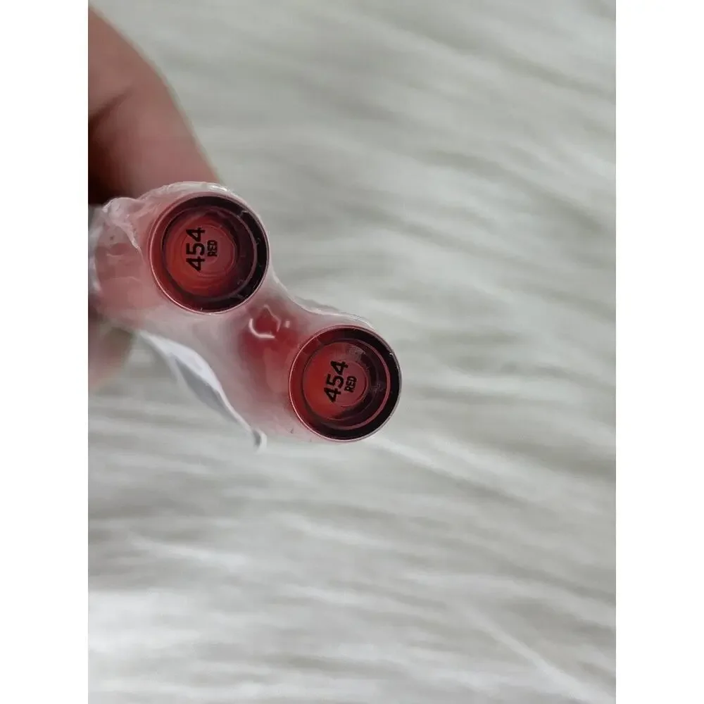 2 Loreal Paris Rouge Signature Lasting Matte Liquid Lip Color #454 Red‎ SEALED